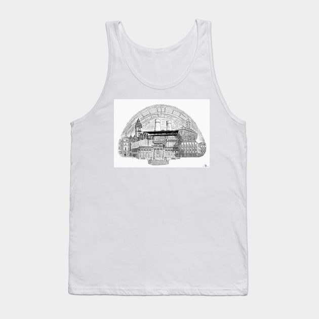 Sheffield City Buildings art work Tank Top by Simon-dell